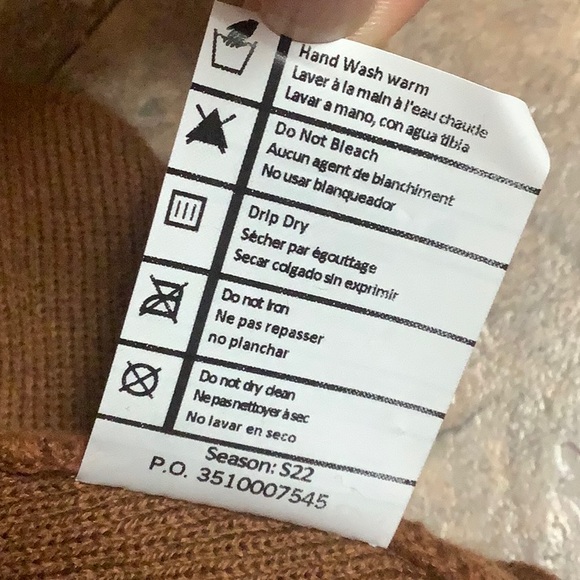 Carhartt brown winter beanie hat leather logo - Picture 5 of 5